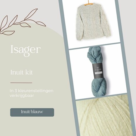 Inuit Sweater Blauw | A knitting life, Marianne Isager