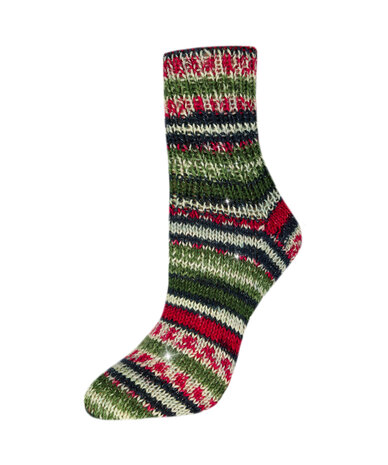 Flotte Socke 4ply. Christmas Metallic |Rellana