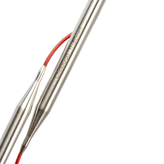 Red lace breinaalden