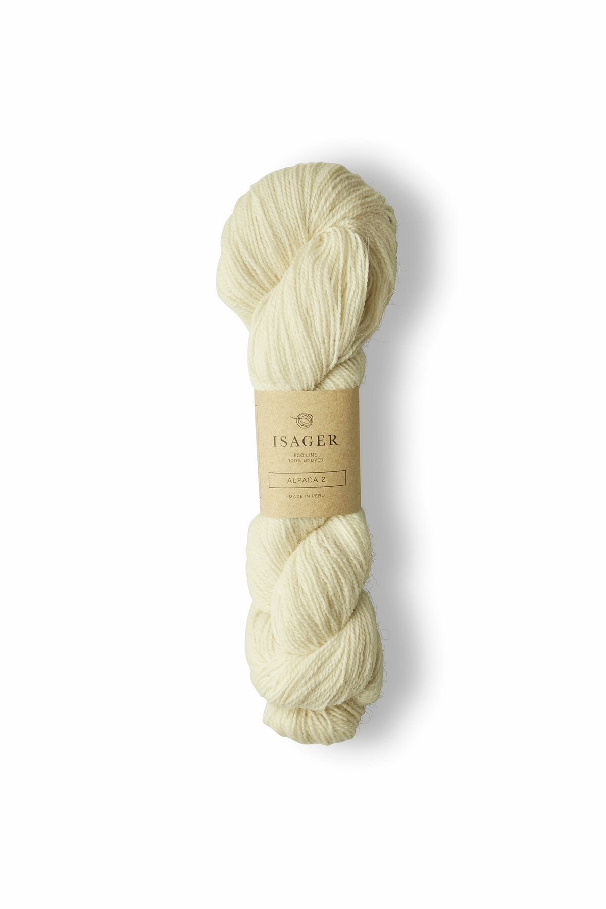 Isager Alpaca 2 kleur 0: zachte, luxe  Alpaca-wol 