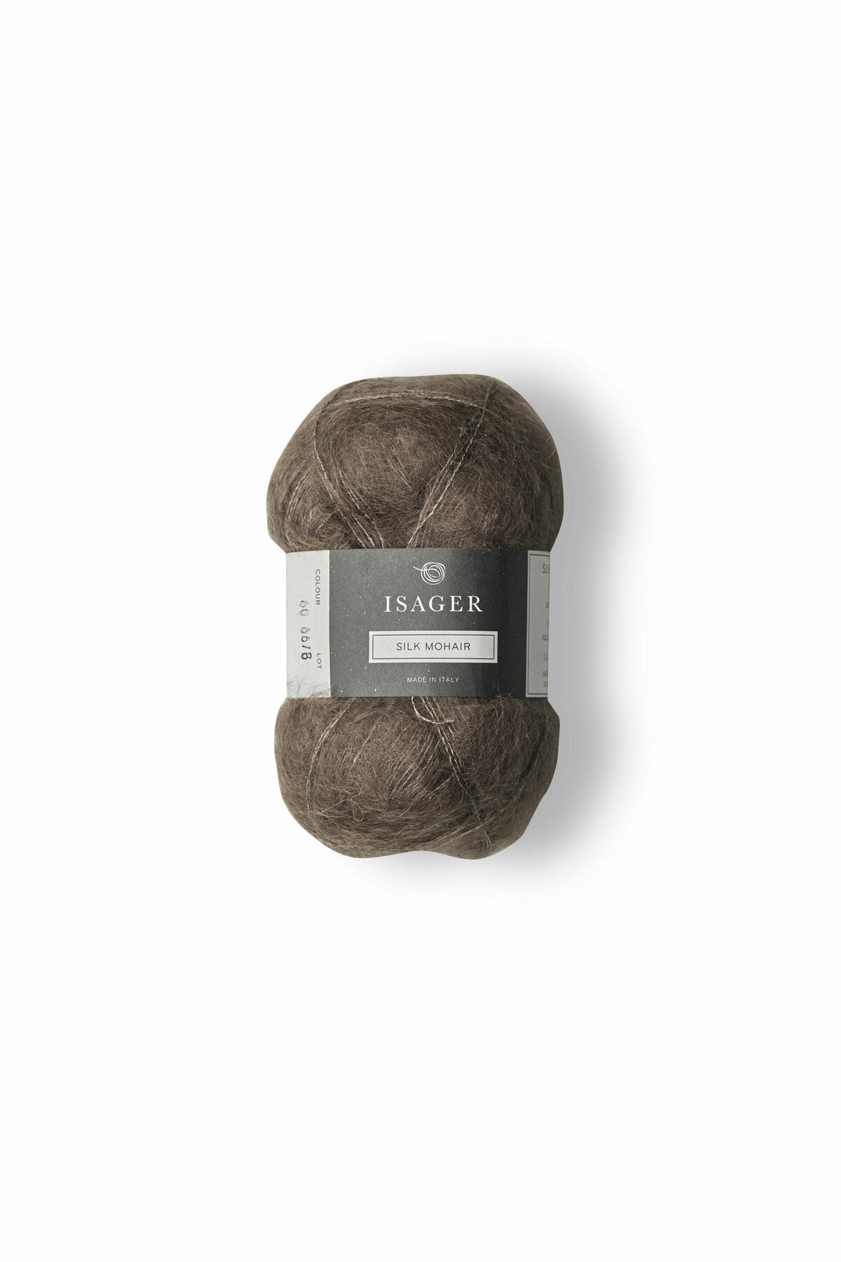 Isager Silk Mohair muisgrijs