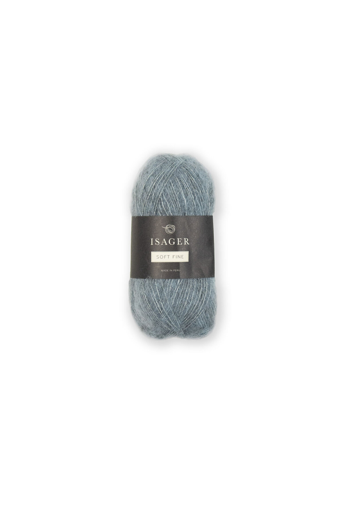 Isager soft fine blauw