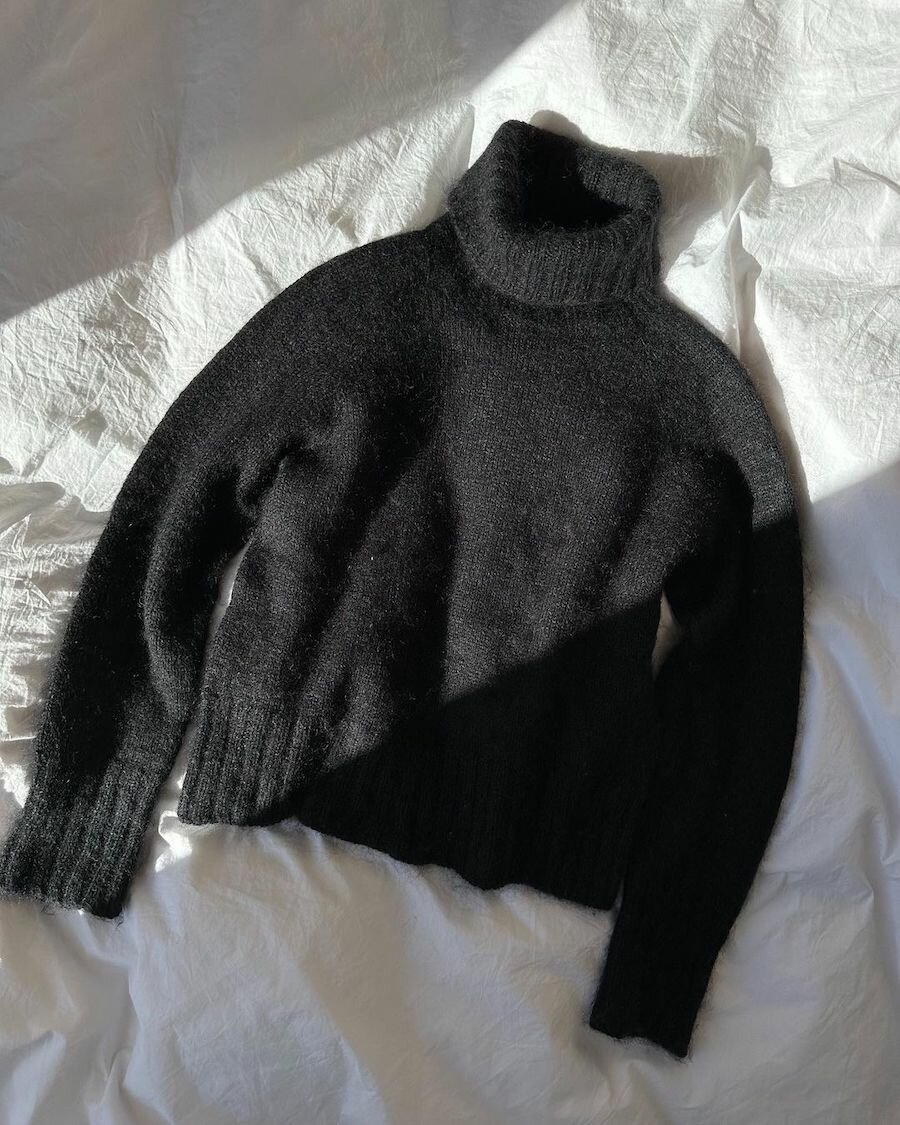 Caramel sweater zwart