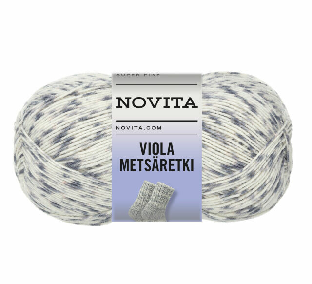 Novita sokkenwol grijsblauw