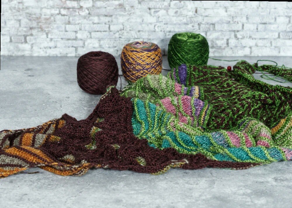 Autumn of istanbul shawl