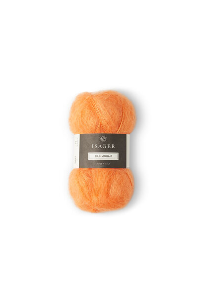 Isager Silk Mohair oranje
