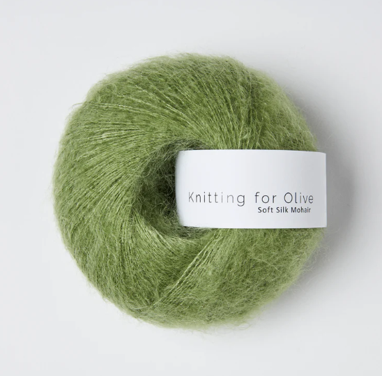 Soft silk mohair Pea shoots