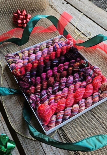 Wrapped in Ribbons | Koigu Pencil boxes