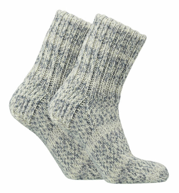 Novita sokkenwol grijsblauw