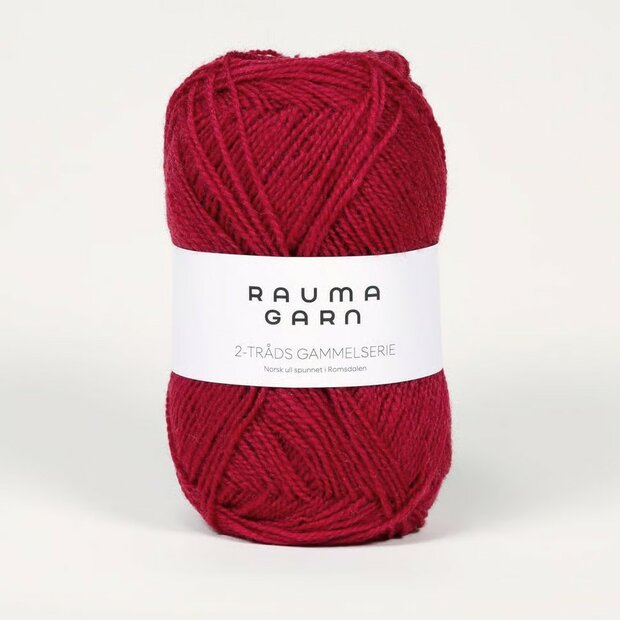 2tr gammelserie Frambozenrood