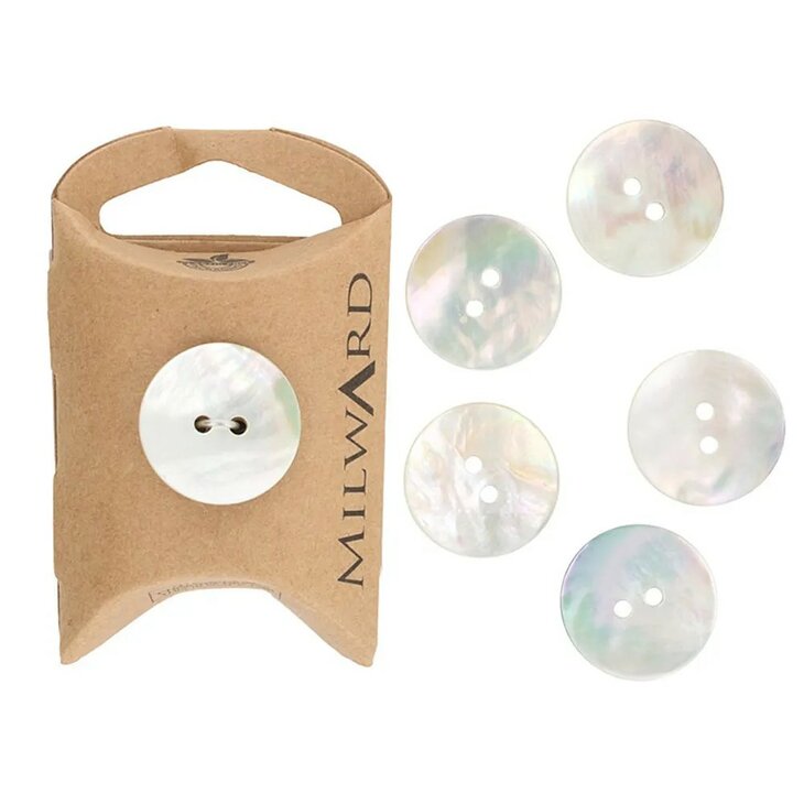 &quot;Parelmoer knopen van Milward &ndash; stijlvolle en veelzijdige afwerking voor creatieve projecten&quot;