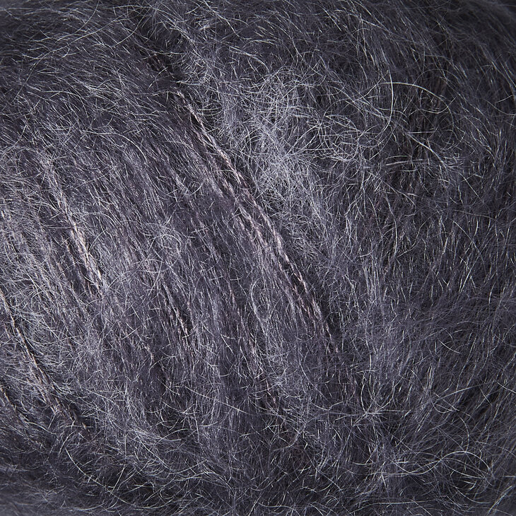 Dusty violet soft silk mohair