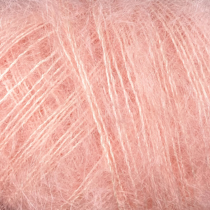 Poppy rose Soft silk mohair