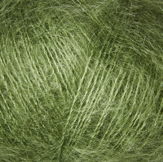 Soft silk mohair Pea shoots