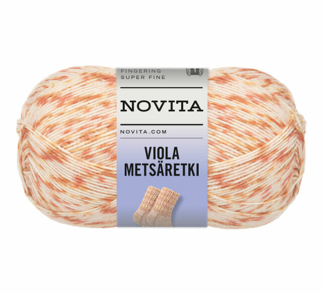 Novita sokkenwol oranje