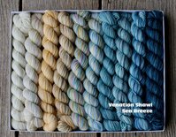 Grevillea shawl pakket | Koigu Sea Breeze