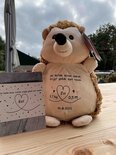 Knuffel Egel / Embroidery buddy
