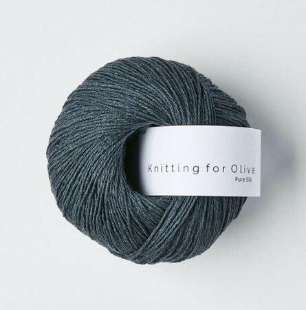 Deep Petroleum Blue-Pure Silk
