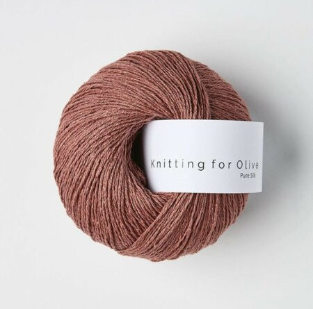 Plum rose - Pure Silk