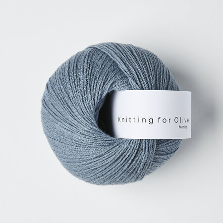 Knitting for Olive Merino Dusty Dove Blue