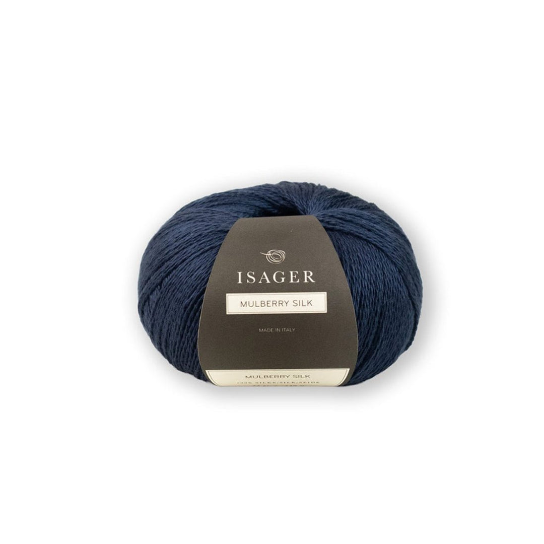 Navy Isager  Mulberry silk