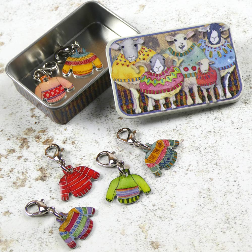 Emma Ball Ltd Emma Ball trui Stekenmarkeerders (set van 6) in een blikje