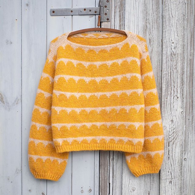 Liefde voor wol Isager Robinia sweater breipakket