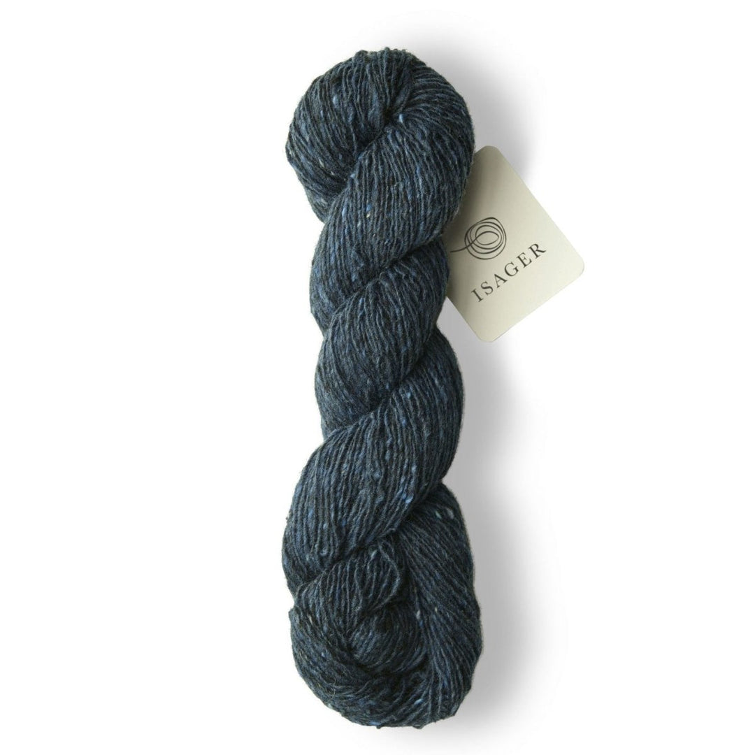 Liefde voor wol Isager Robinia sweater breipakketBlauw