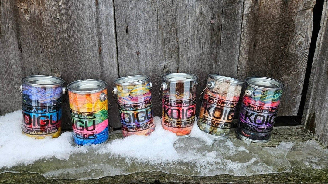 Koigu Wool Designs Koigu Paint cant (verfblikjes merino garen)