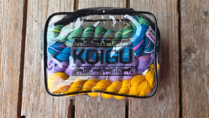 Koigu yarns Little Bits hoofdband brei - en haakpakket