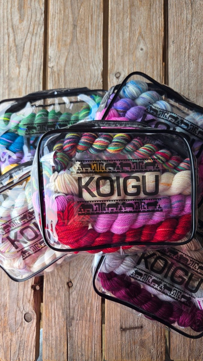 Koigu yarns Little Bits hoofdband brei - en haakpakket